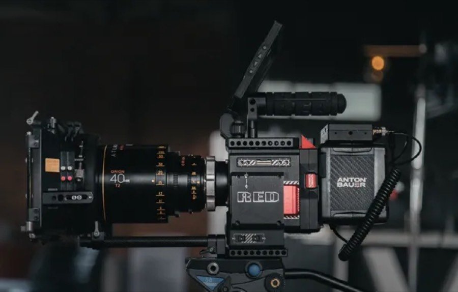 A cinema camera body and prime lens